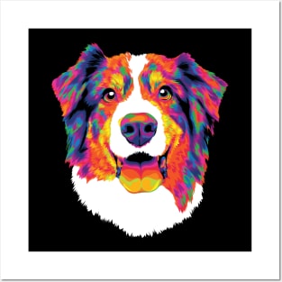 Rainbow Mountain Dog Posters and Art